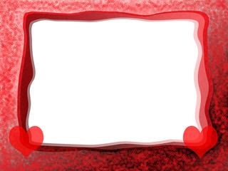 Red Hearts Frame