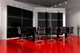 Fototapeta  - Modern  interior   room for meetings