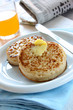 Toasted Butter Crumpets