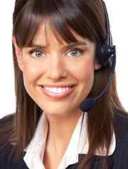 Wall Mural - Call Center Operator