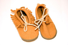 Pair Of Baby Moccasins Shoes