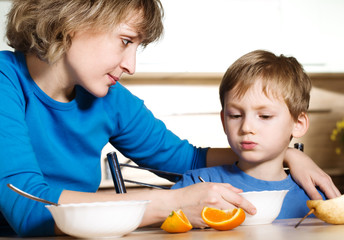 Wall Mural - Eating of child