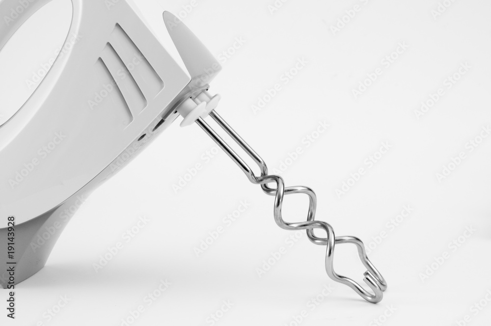 Handmixer mit Knethaken Stock Photo