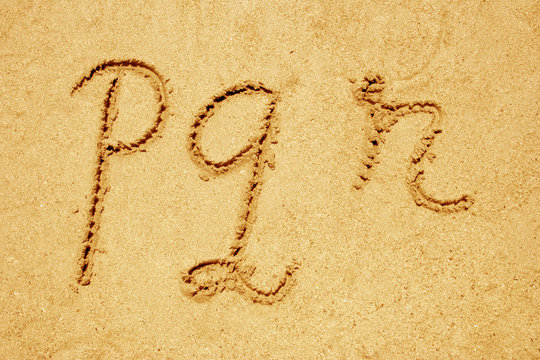 set of sand fonts