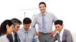 © WavebreakMediaMicro - Charming assertive businessman giving a presentation