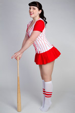 Pinup Baseball Girl