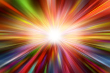 Abstract Colorful Lines Rays Background
