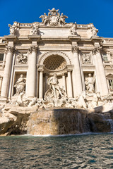 Wall Mural - The Famous Trevi Fountain, rome, Italy.