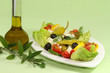 Bauernsalat mit Olivenöl
