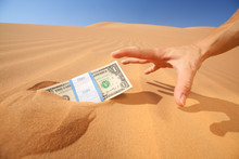 Finding Money In The Desert Sand