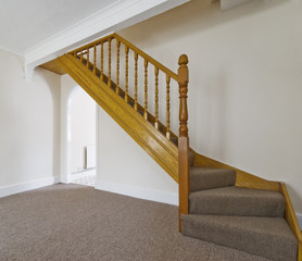 classic wooden staircase