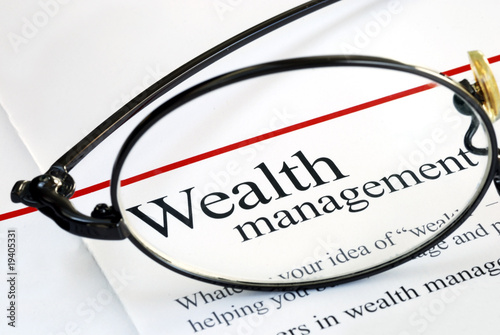 Fotografie, Obraz Focus on wealth management and money investing