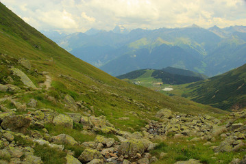 Wall Mural - Furglerwanderung - hiking to mountain Furgler 58