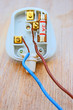 © mark humphreys - Electric plug with loose wires