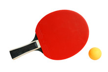 Table Tennis Racket And Ball