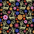Floral seamless background (vector)