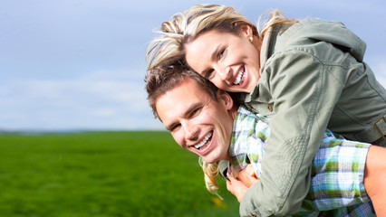 Wall Mural - couple in love