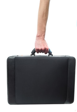 Wall Mural -  - Hand and arm holding briefcase