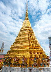 Wall Mural - Wat Phra Kaeo Temple, bangkok, Thailand..