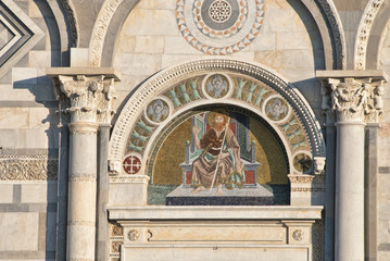 Sticker - Duomo Facade, Piazza dei Miracoli, Pisa, Italy