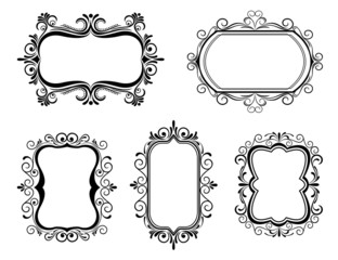 Wall Mural - vintage frames