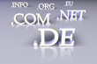 Domain .de .com .net .org .info .eu