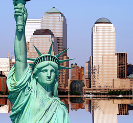 Wall Mural - Lower Manhattan skylines