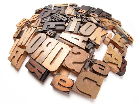 Round composition of letter cases