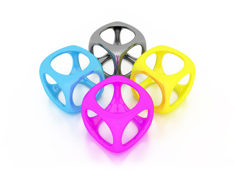 CMYK Würfel