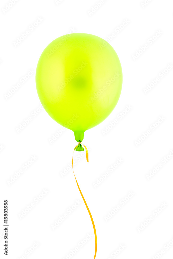 Flying balloon isolated on a white background Stock Photo | Adobe Stock