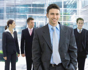 Wall Mural - Portrait of businessman