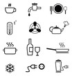©  danjazzia - Set of kitchen icons