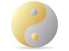 Yin And Yang - Golden And Silver