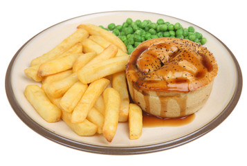 Wall Mural - Meat Pie, Chips & Gravy