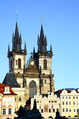 Sticker - Church of Virgin Maria Before Tyn, Prague, Czech republic