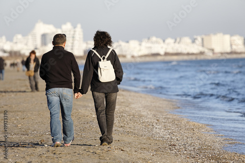 Couple Sur La Plage