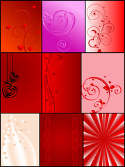 Wall Mural - Valentines background