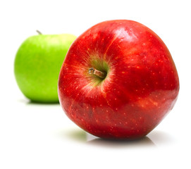 Wall Mural - Red and green apples