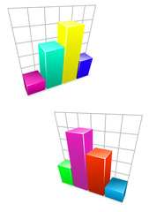 Poster - Color business graph