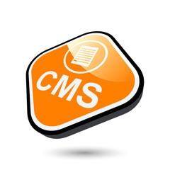 Wall Mural - cms management software zeichen symbol