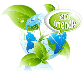 Wall Mural - eco message