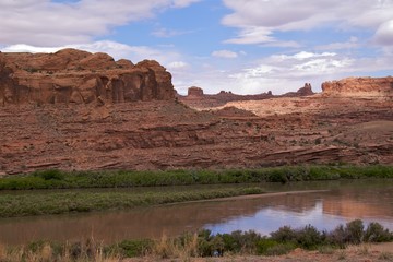 Wall Mural - Colorado River, near Moab, just outside Arches National Park