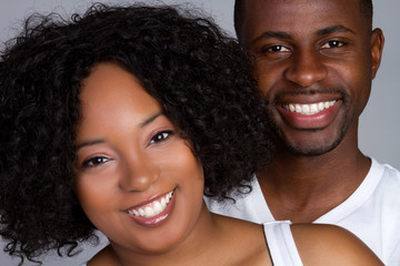 Wall Mural - Happy African American Couple