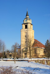 Canvas Print - Altdöbern Kirche Winter - Altdobern church winter 06