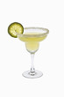 Margarita cocktail on a white background