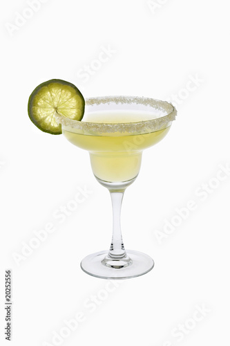 Fotografie, Obraz Margarita cocktail on a white background