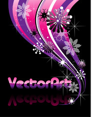 Wall Mural - vector fondo purpura