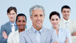 © WavebreakMediaMicro - Smiling business team showing ethnic diversity