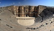 the biggest roman amphitheater in Bosra, Syria