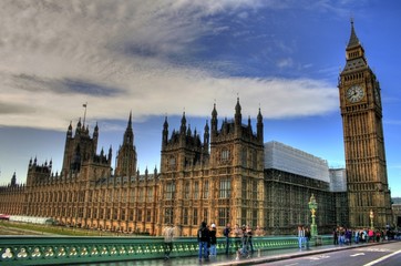 Wall Mural - London - Houses of Parliament / Big Ben
